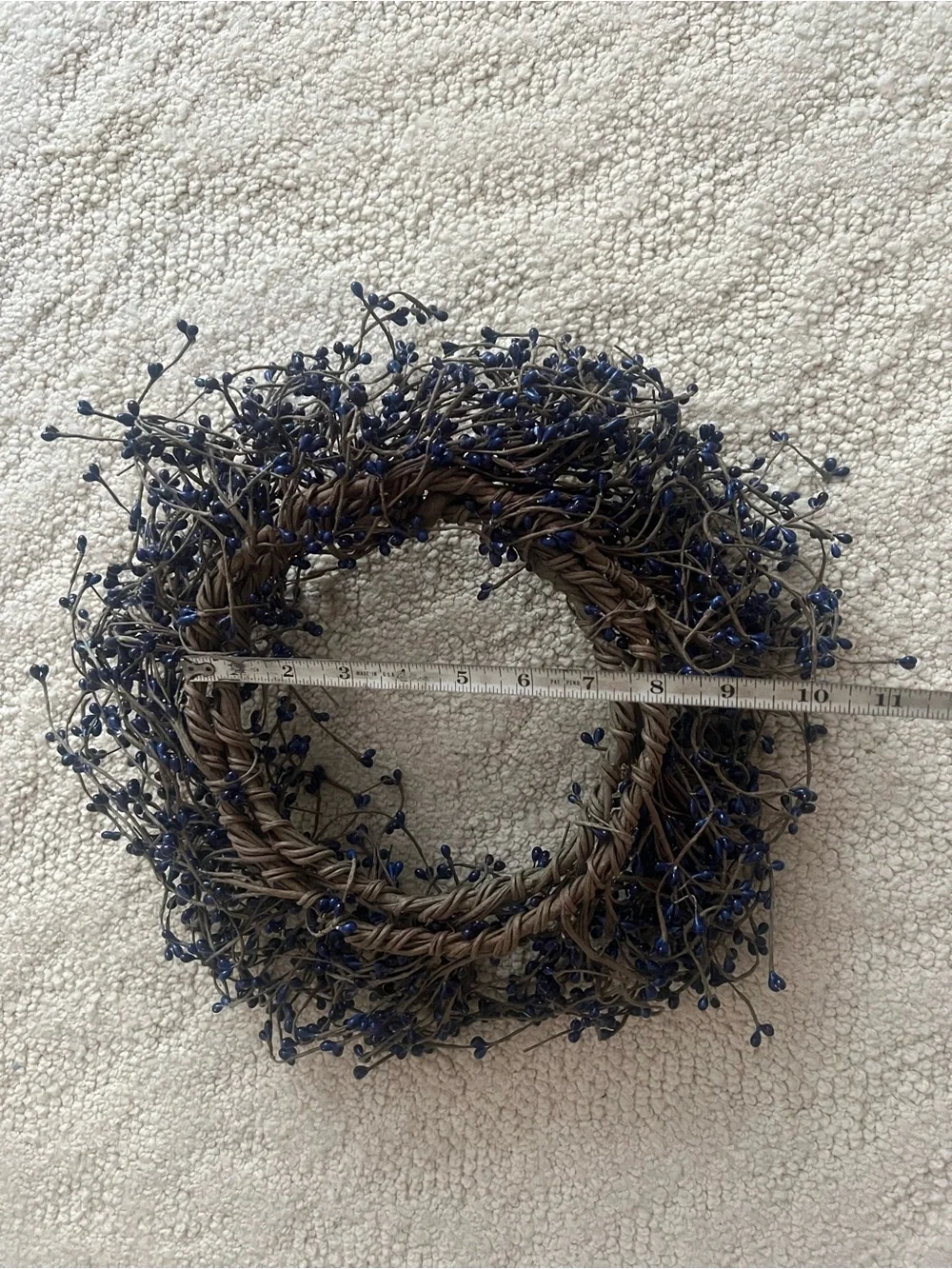 Blue Berry Twig Wreath - Home Accents